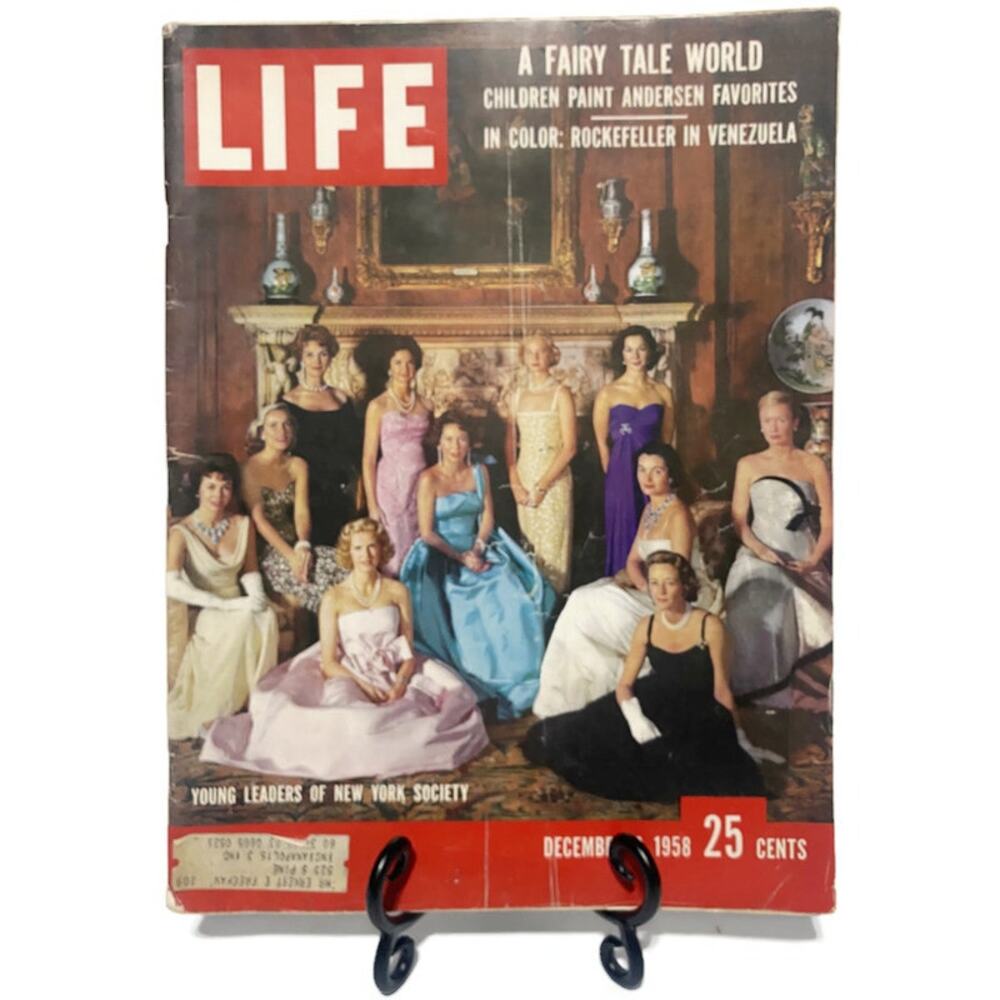 LIFE Magazine December 8 1958 Young Leaders New York Society Fairy Tale World